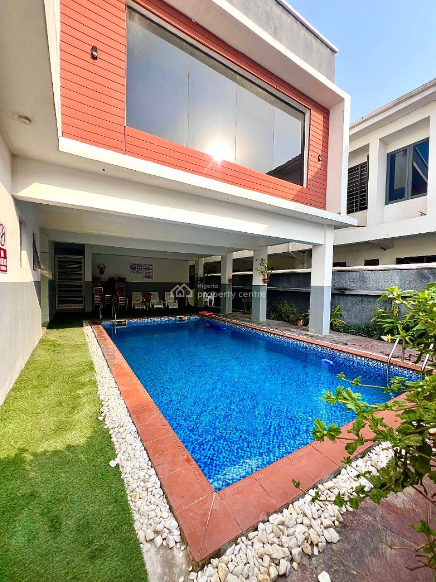 4 Bedroom Terrace with Swimming Pool, Gym and Children Playground, Ologolo, Lekki, Lagos, Terraced Duplex for Rent
