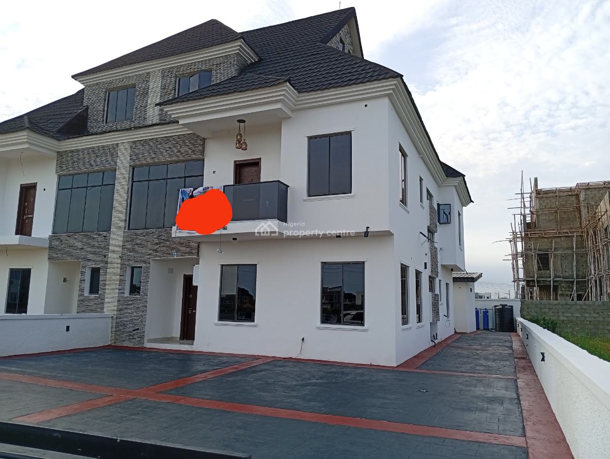 Brand New Luxury 5 Bedroom Semi Detached Duplex with 2 Rooms Bq, Chaplin Court, Behind Royal Garden, Lekki, Lagos, Semi-detached Duplex for Sale
