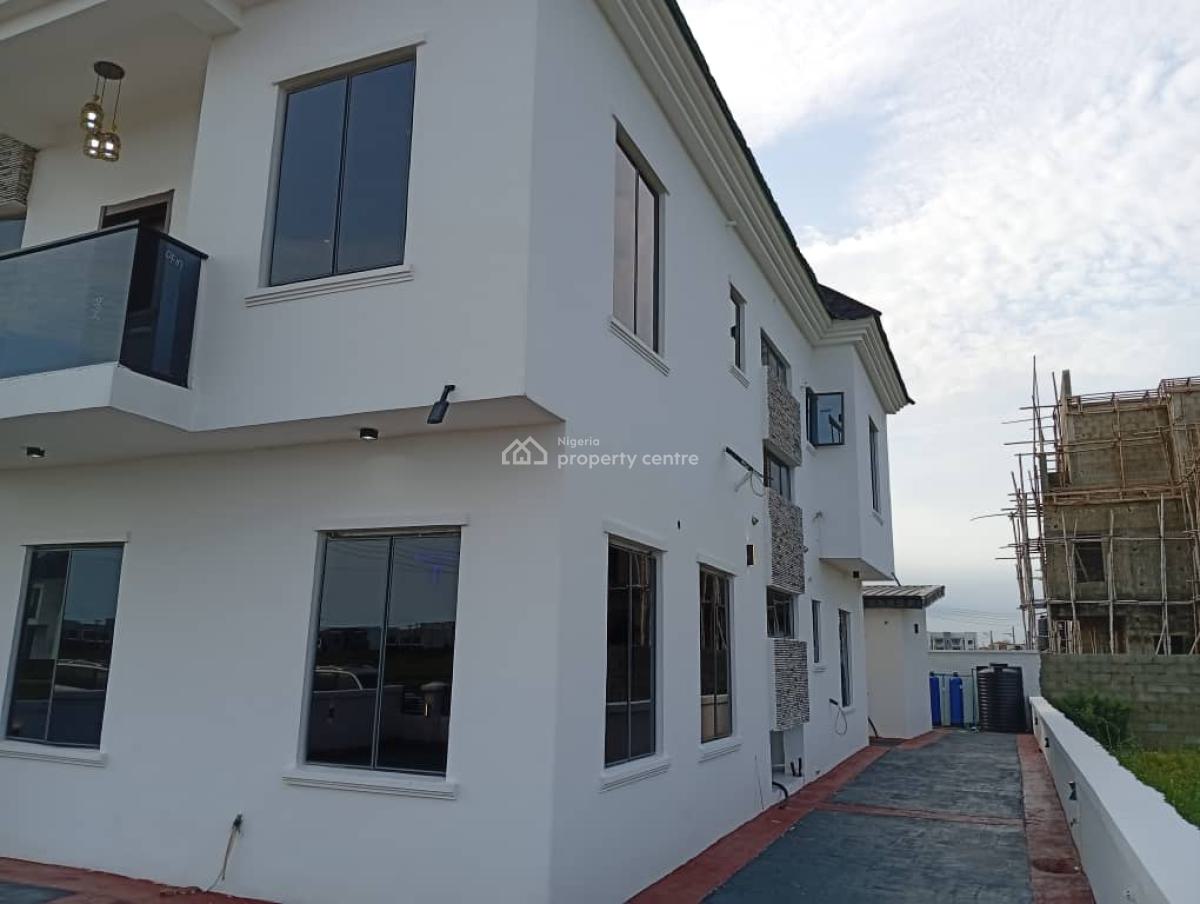 Elegantly Finished 5 Bedroom Semi Detached with 2 Room Guest Chalet, Off Ogombo Road, Chaplin Court Estate, Lekki Phase 2, Lekki, Lagos, Semi-detached Duplex for Sale