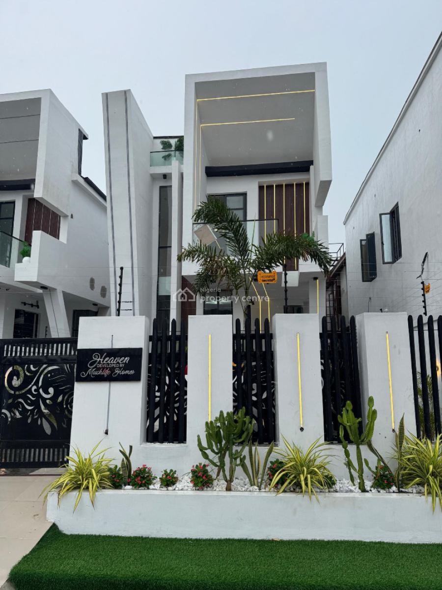 Contemporary Built 5 Bedroom Detached Duplex with Pool & Bq, Ikota, Lekki, Lagos, Detached Duplex for Sale