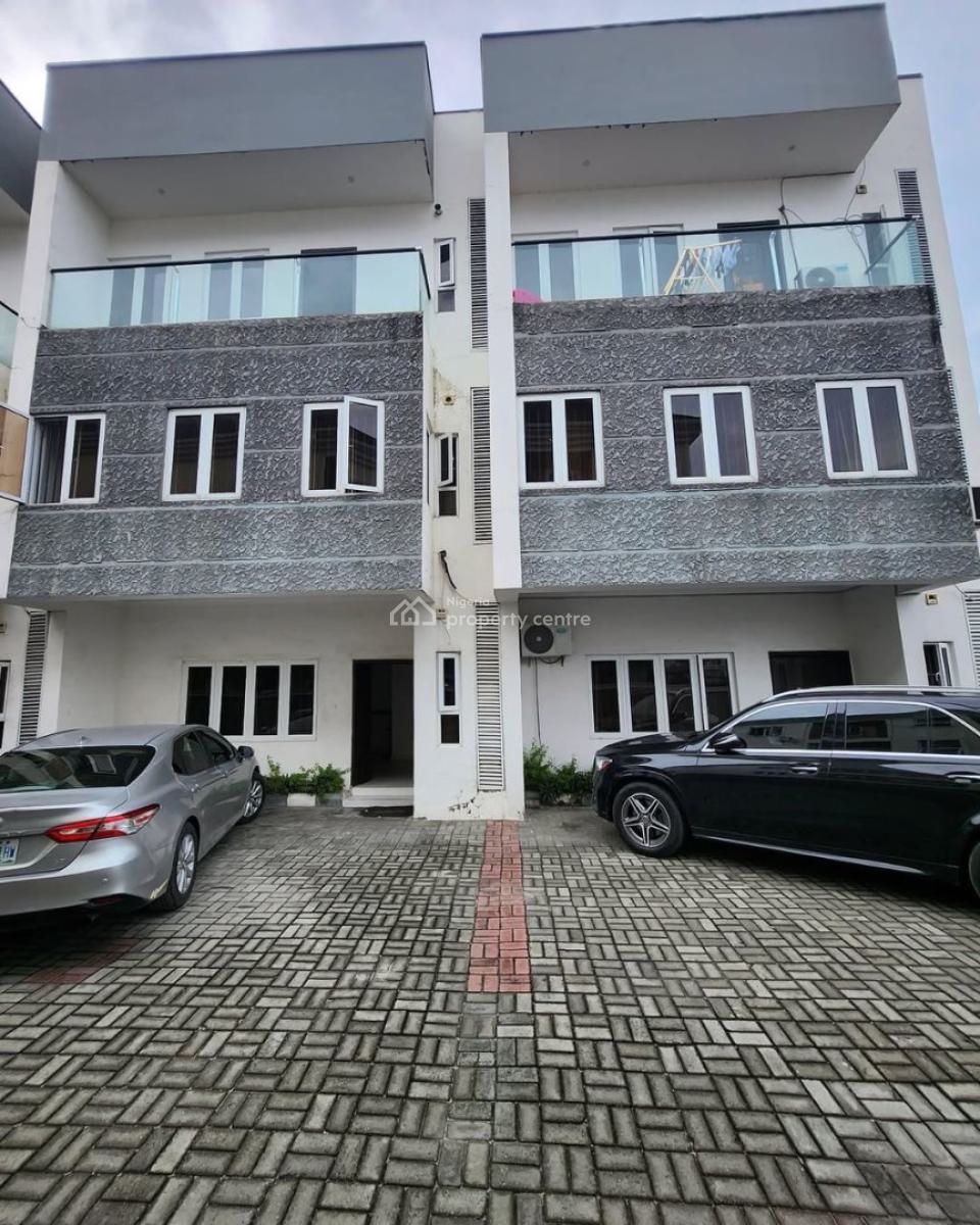 Neatly Built 4 Bedroom Terraced Duplex with Bq, Ikate Elegushi, Lekki, Lagos, Terraced Duplex for Rent