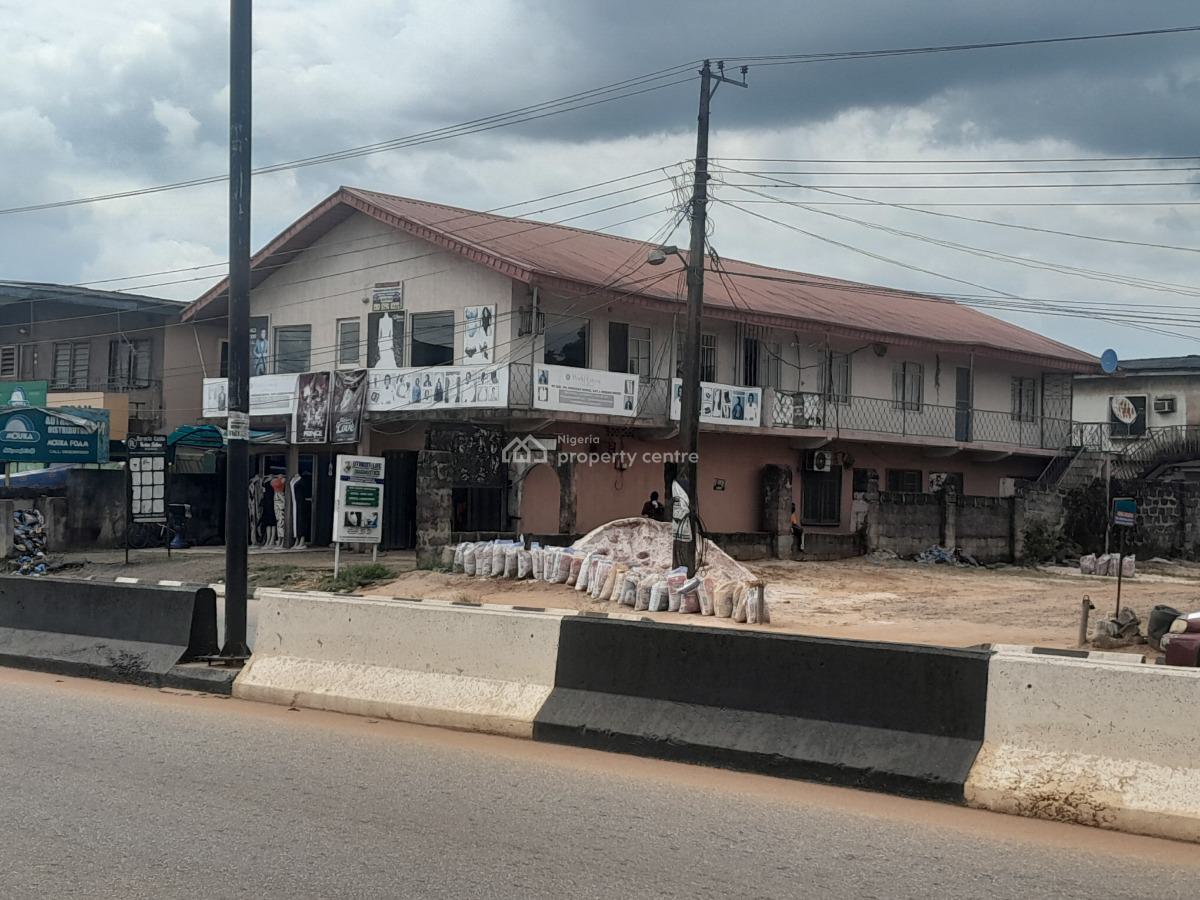 Solid Storey Building of Office Spaces, Shops, on 50ft By 150ft Land, Directly Along Ekehuan Road, By Garrick Grammar School, Benin City, Oredo, Edo, Commercial Property for Sale