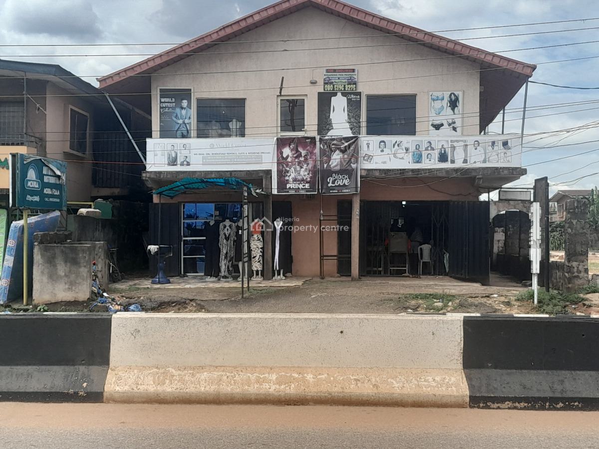 Solid Storey Building of Office Spaces, Shops, on 50ft By 150ft Land, Directly Along Ekehuan Road, By Garrick Grammar School, Benin City, Oredo, Edo, Commercial Property for Sale