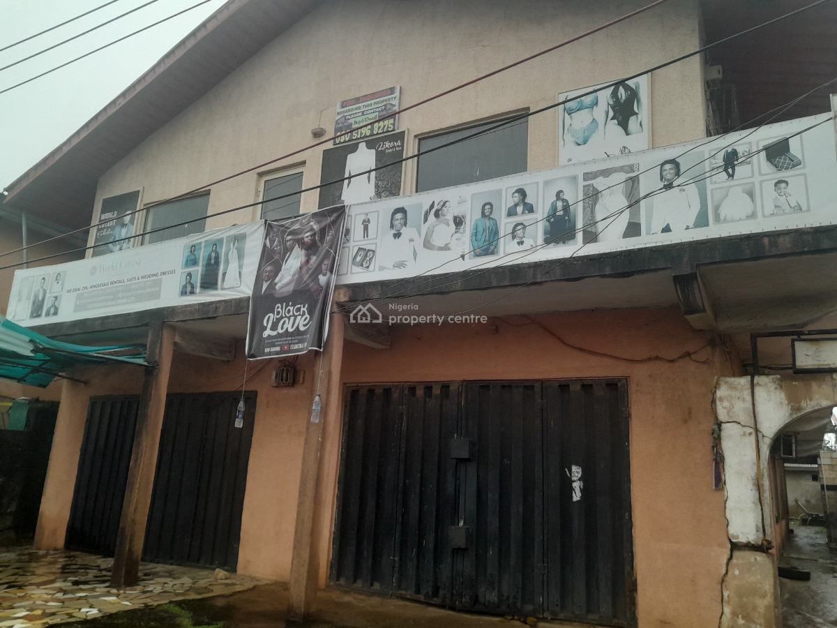 Solid Storey Building of Office Spaces, Shops, on 50ft By 150ft Land, Directly Along Ekehuan Road, By Garrick Grammar School, Benin City, Oredo, Edo, Commercial Property for Sale