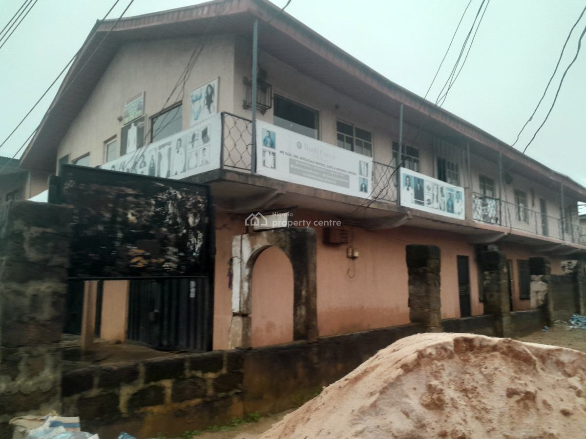 Solid Storey Building of Office Spaces, Shops, on 50ft By 150ft Land, Directly Along Ekehuan Road, By Garrick Grammar School, Benin City, Oredo, Edo, Commercial Property for Sale