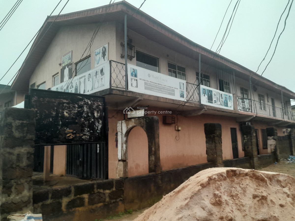 Solid Storey Building of Office Spaces, Shops, on 50ft By 150ft Land, Directly Along Ekehuan Road, By Garrick Grammar School, Benin City, Oredo, Edo, Commercial Property for Sale