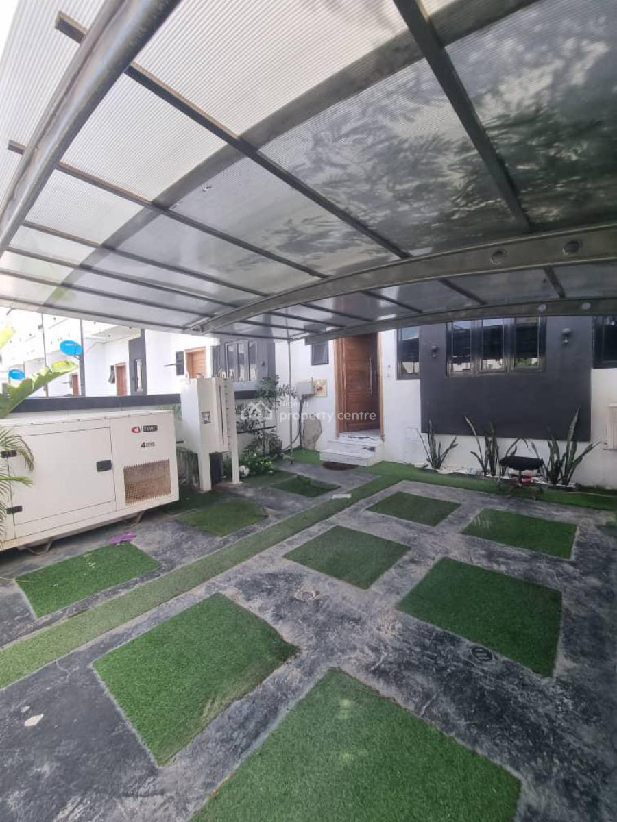 Fully Furnished 4 Bedroom Duplex with Bq, Orchid Road, Before The Roundabout, Lekki, Lagos, Semi-detached Duplex for Rent