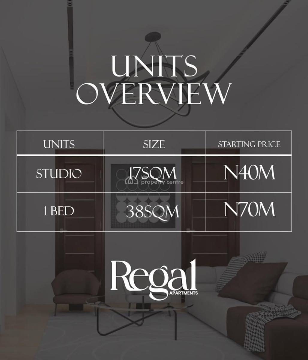 Earn Monthly Without Lifting a Finger 100% Luxury, Regal Apartments,off Ogunlana Drive, Surulere, Lagos, Flat / Apartment for Sale
