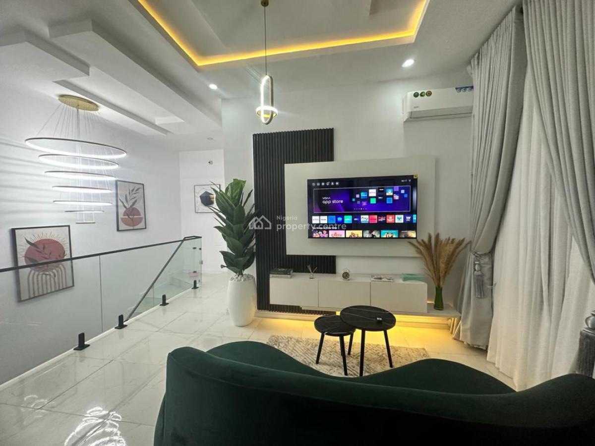 Furnished 4 Bedrooms Detached Duplex, Chevron Alternative, Lekki, Lagos, Detached Duplex for Sale