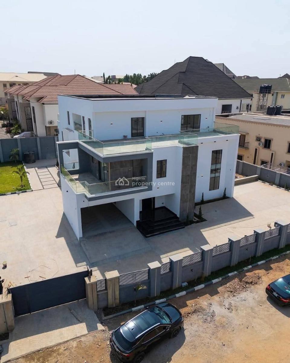 Contemporary 7 Bedroom Fully Detached House in a Serene Environment, Wuye, Abuja, Detached Duplex for Sale