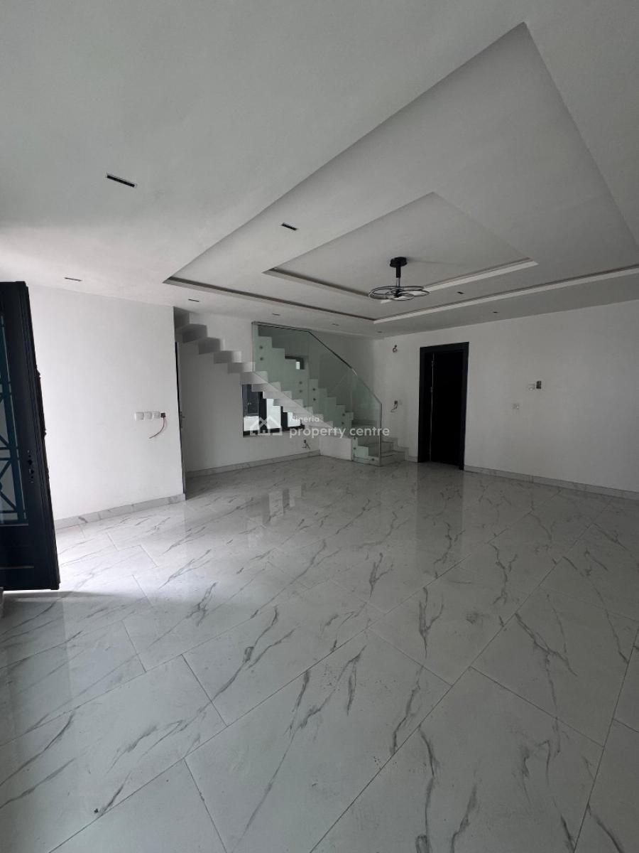 Excellent & Exquisite 4 Bedroom Fully Detached Duplex with a Bq & Pool, Chevron, Lekki, Lagos, Detached Duplex for Sale