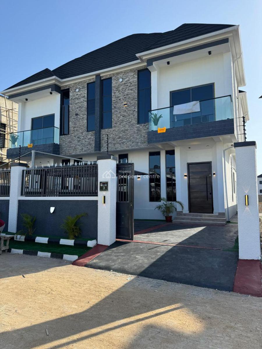 Stunning 4 Bedroom Semi-detached Duplex with Bq, Ikota, Lekki, Lagos, Semi-detached Duplex for Sale