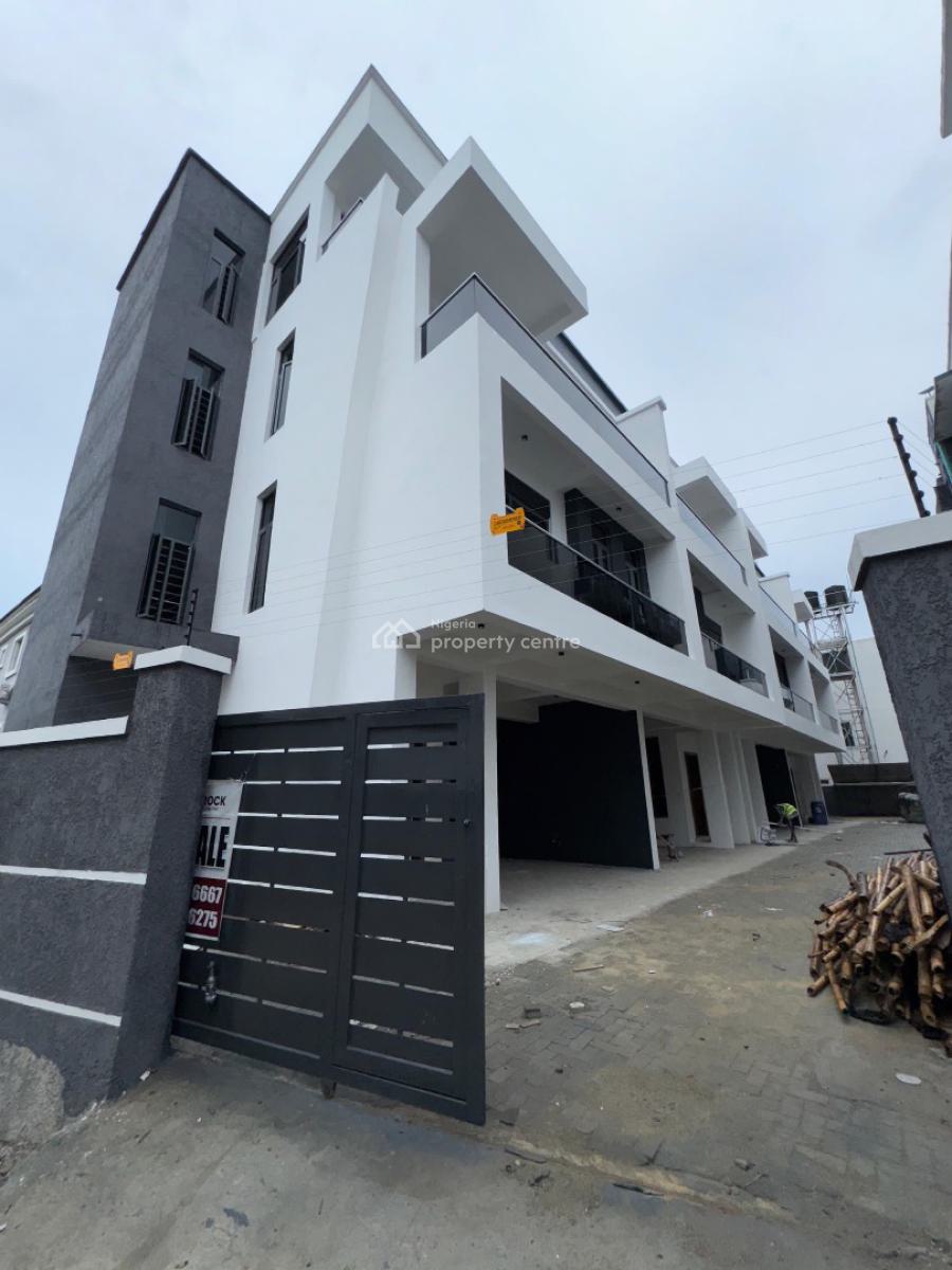 Newly Built Four Bedroom Terrace House, Ologolo, Lekki Phase 2, Lekki, Lagos, Terraced Duplex for Sale