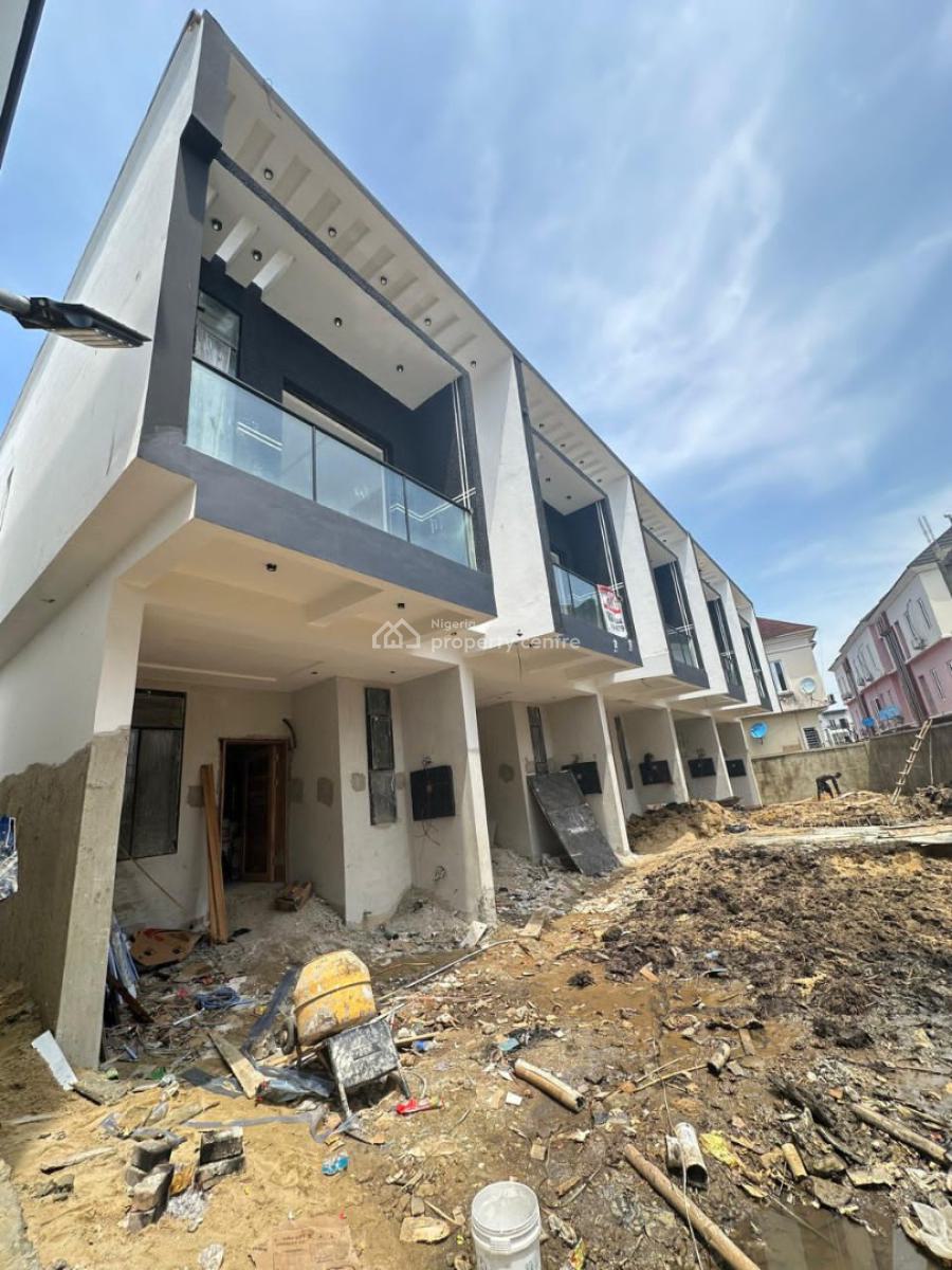 Classy 3 Bedroom Terraced Duplex with Bq, Second Toll Gate, Lekki Phase 2, Lekki, Lagos, Terraced Duplex for Sale