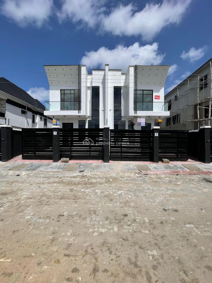 4 Bedroom Semi Detached Duplex with Bq, Ikota, Lekki, Lagos, Semi-detached Duplex for Sale