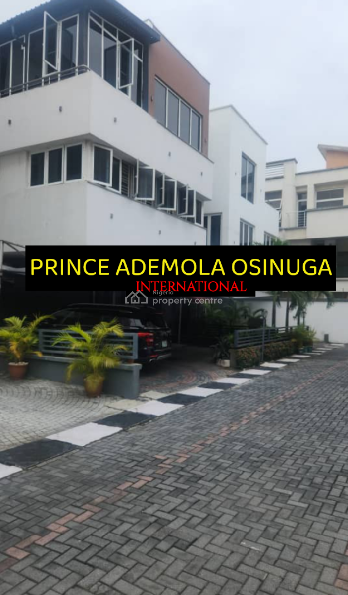 Luxury 4 Bedroom Semi Detached House + Bq+shared Pool in a Mini Estate, Off, Banana Island, Ikoyi, Lagos, Semi-detached Duplex for Sale