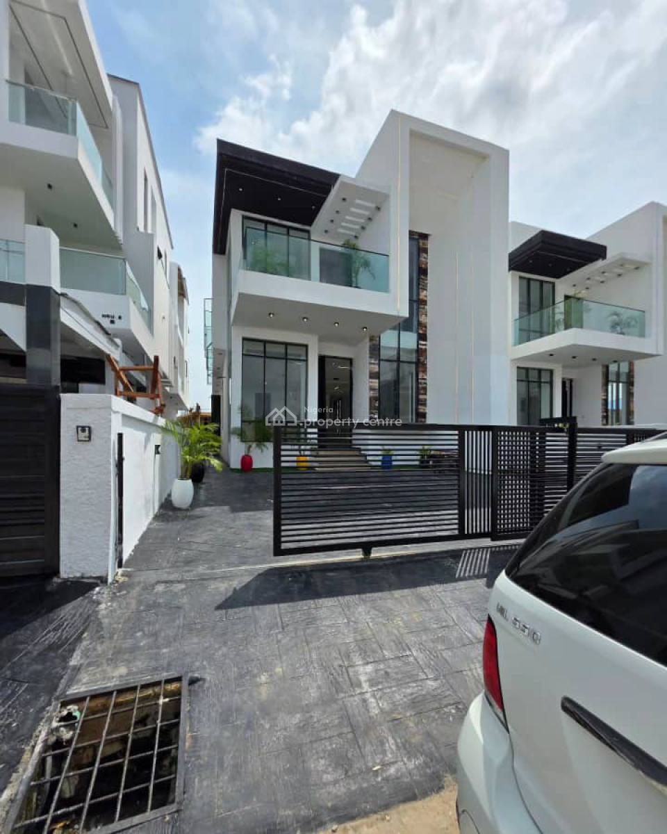 Luxury and Fully Detached 5 Bedroom Smart Duplex with Bq and Swimming, Chevron Area ,lekki, Lekki, Lagos, Detached Duplex for Sale