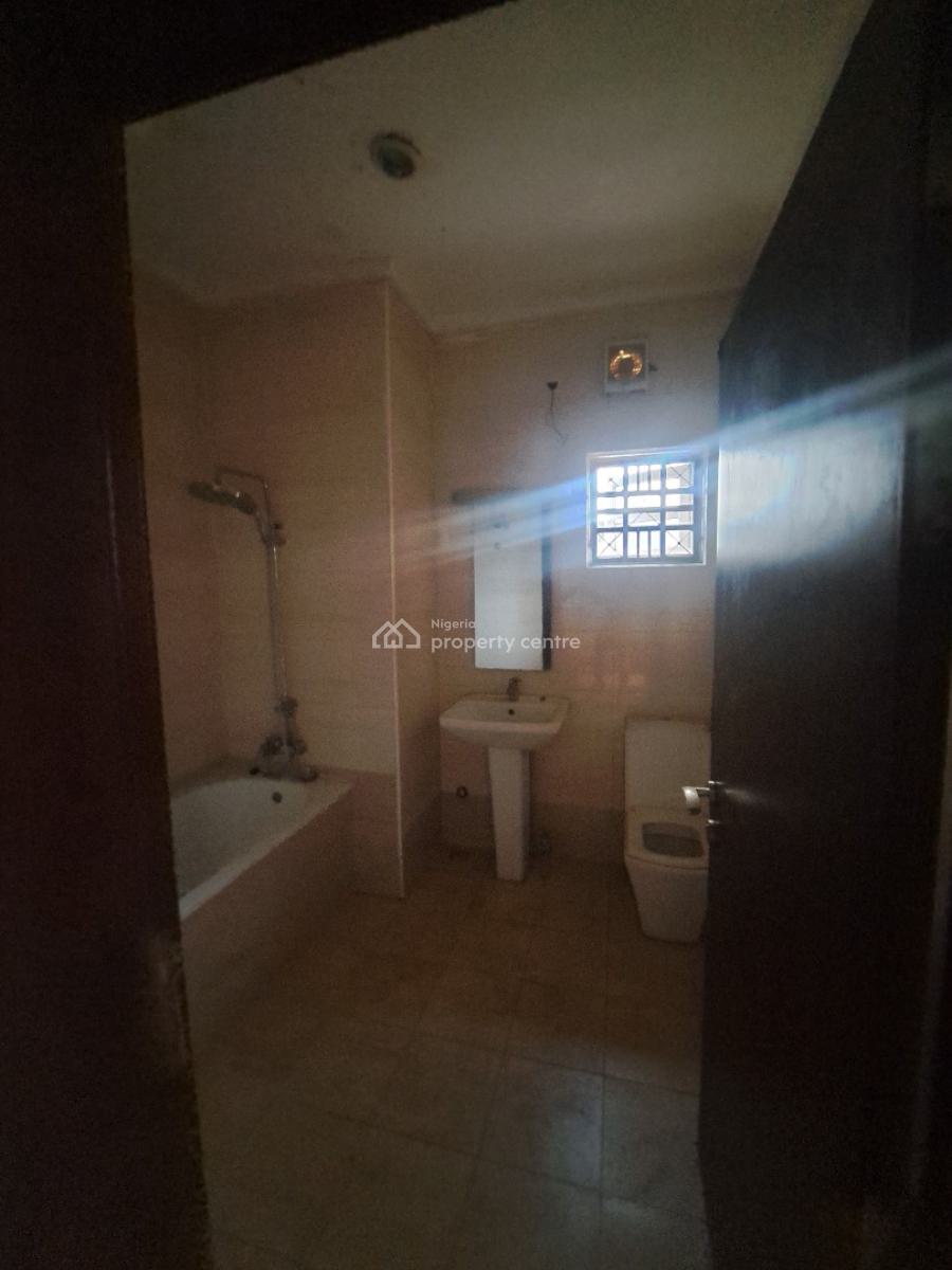 Spaciously Finished 3 Bedroom Flat with Bq, Close to Kado Market, Life Camp, Abuja, Flat / Apartment for Rent