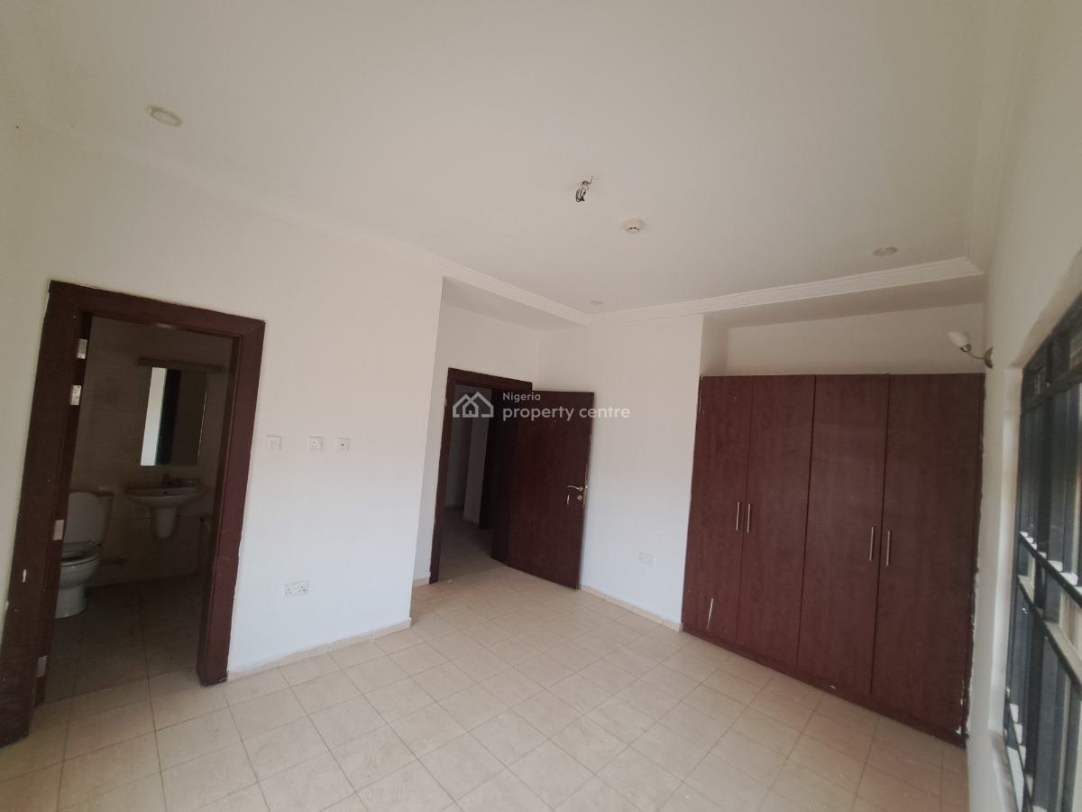 Spaciously Finished 3 Bedroom Flat with Bq, Close to Kado Market, Life Camp, Abuja, Flat / Apartment for Rent