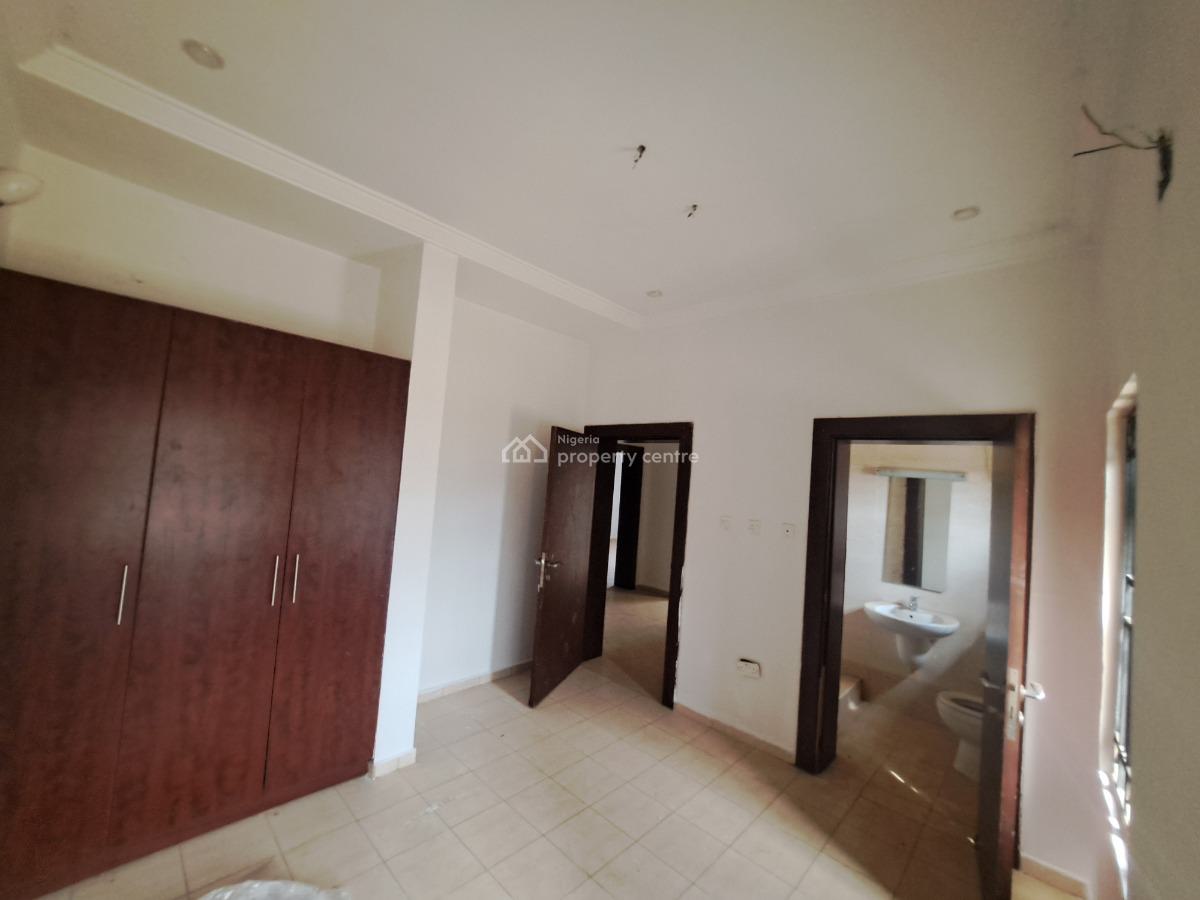 Spaciously Finished 3 Bedroom Flat with Bq, Close to Kado Market, Life Camp, Abuja, Flat / Apartment for Rent