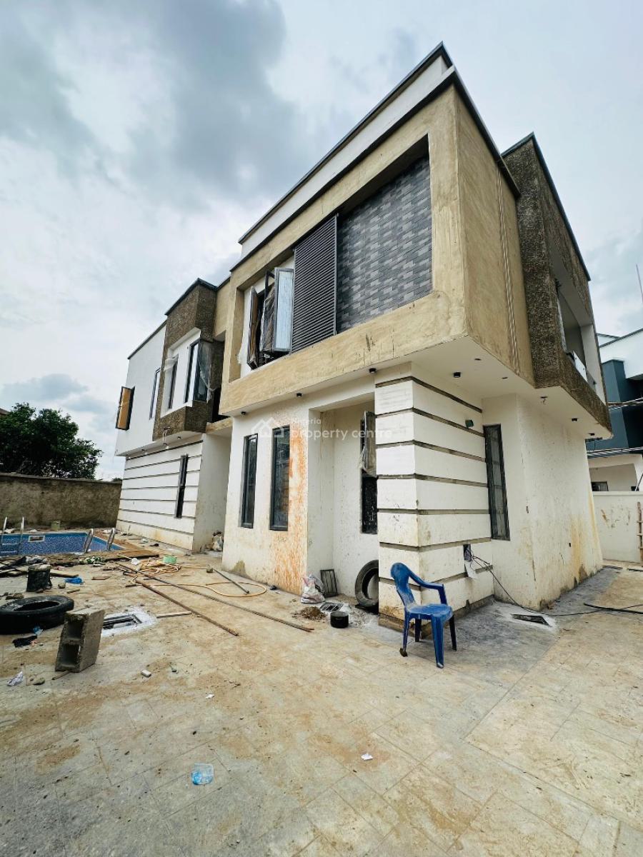 Spaciously Built 4 Bedroom Fully Detached Duplex with Bq and Swimming, Your Luxury Lifestyle Deserves a Home Like This Inside a Secure Estate, Omole Phase 1, Ikeja, Lagos, Detached Duplex for Sale