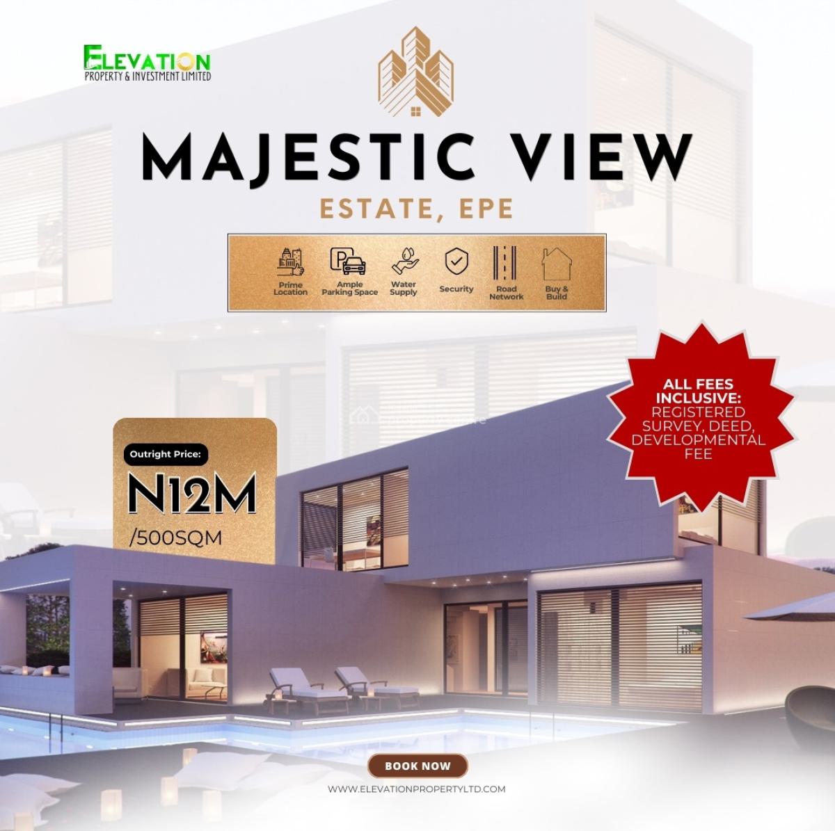 Majestic View Estate, Proposed Lekki-epe International Airport Axis, Odogbawojo, Epe, Lagos, Epe, Lagos, Land for Sale