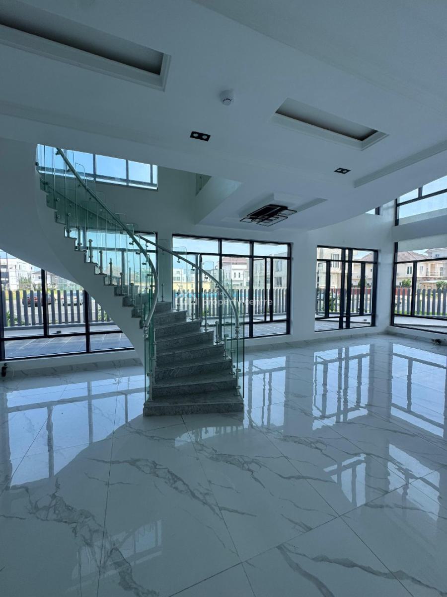 Iconic 5-bedroom Fully Detached Duplex with Elevator, Cinema & L-shape, Osapa, Lekki, Lagos, Detached Duplex for Sale