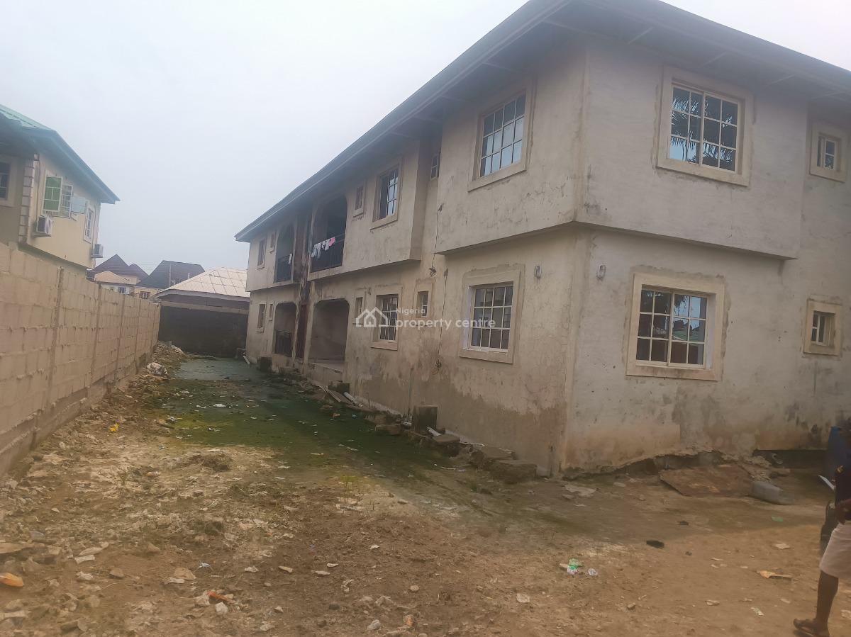 Block of 4 Flats Unfinished on a Full Plot of Land, Deed + Survey, Royal Palmwill Estate, Badore, Ajah, Lagos, Block of Flats for Sale