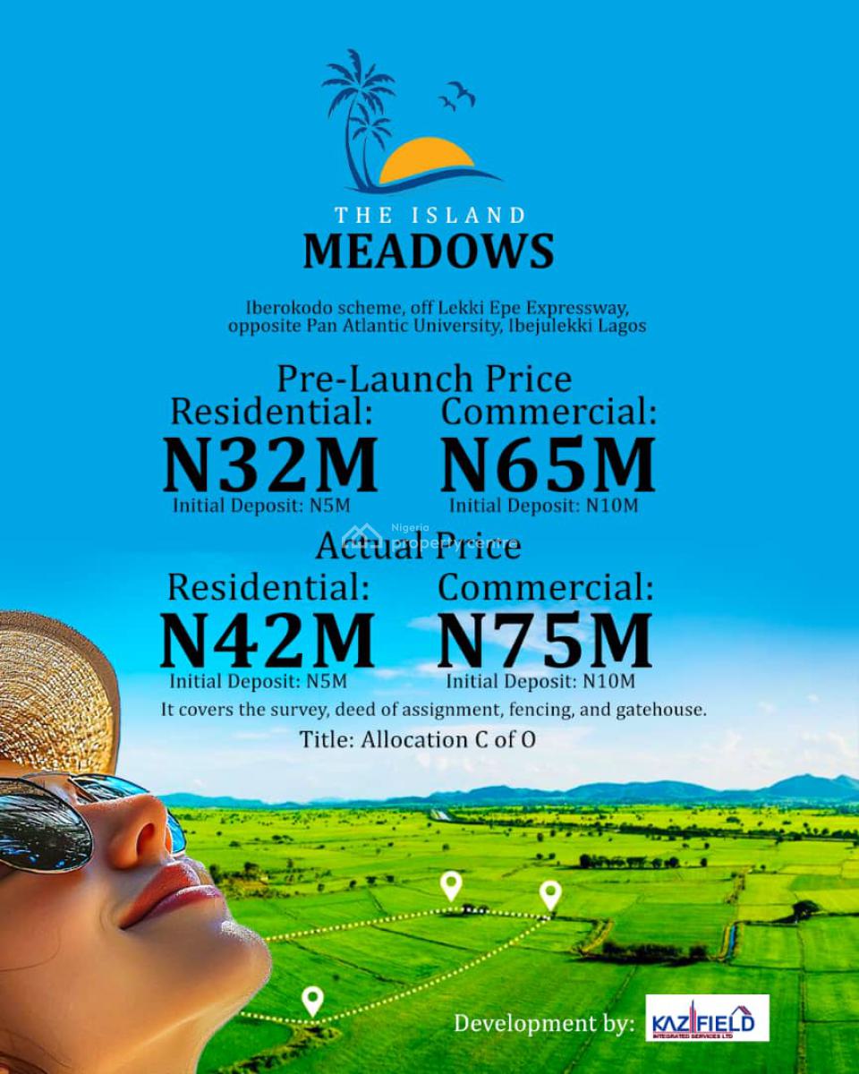 Government Allocation/c of O Land, Island Meadows Opposite Pan Atlantic University, Ibeju Lekki, Lagos, Mixed-use Land for Sale