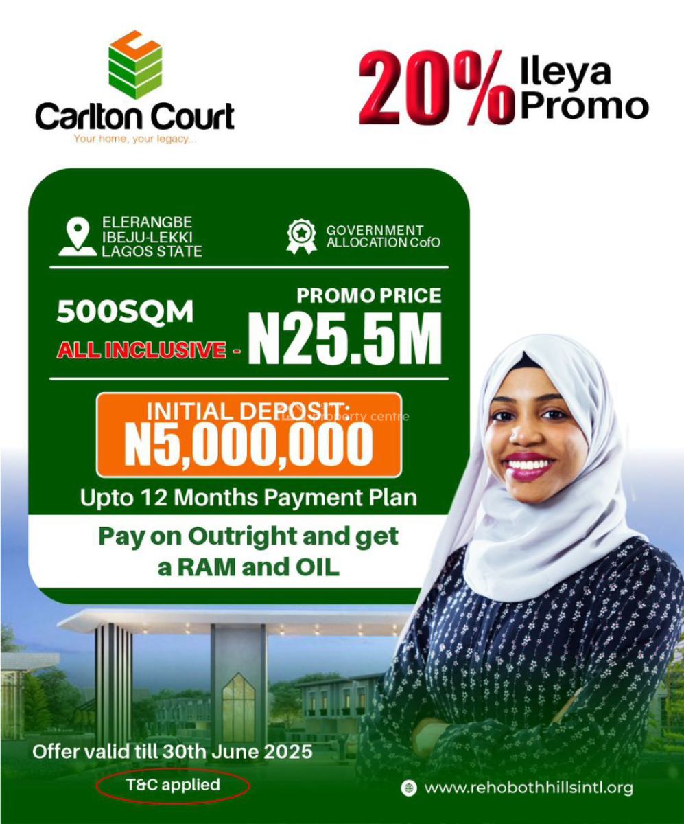 Most Sought-after Estate in The Whole Area, Eleranigbe, Ibeju Lekki, Lagos, Residential Land for Sale