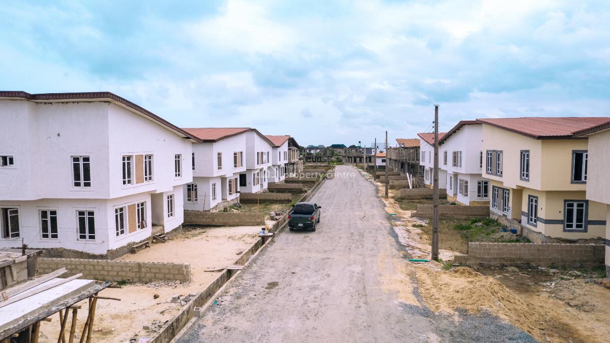 4 Bedroom Fully Detached Duplex (carcass), Pearl Nuga Court Estate, Off Monastery Road, Sangotedo, Ajah, Lagos, Detached Duplex for Sale