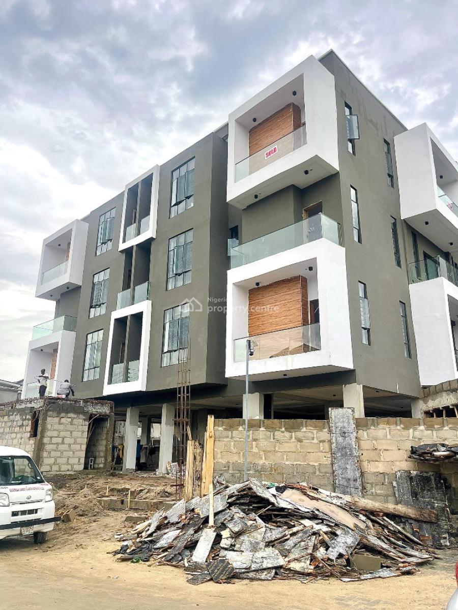 Luxury 1 Bed Apartment with Elevator, Gym and Swimming Pool, Uniquely Built, Ikota, Lekki, Lagos, Flat / Apartment for Sale