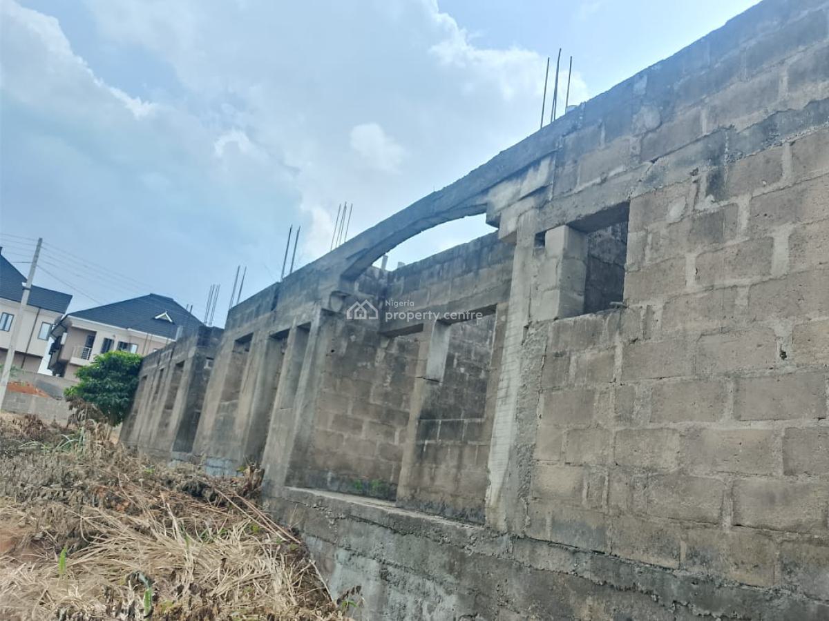 Uncompleted Block of 4 Units 3 Bedroom Storey Building, Oke Afa, Right Side, Magboro, Ogun, Block of Flats for Sale