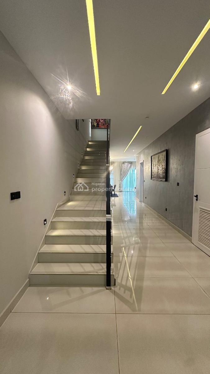 a Brand New  Automated 5bdr  Detached Duplex + Bq + Pool, Prominent Estate in, Lekki Phase 1, Lekki, Lagos, Detached Duplex for Sale