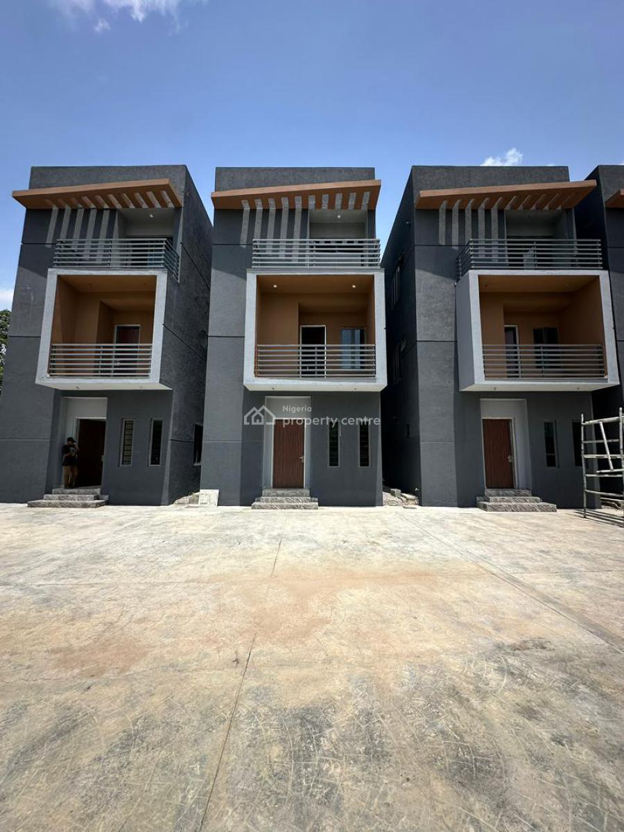 Brand New 4 Bedroom Terraced Duplex,  3 Living Rooms 1 Room Bq, Jabi, Abuja, Terraced Duplex for Sale