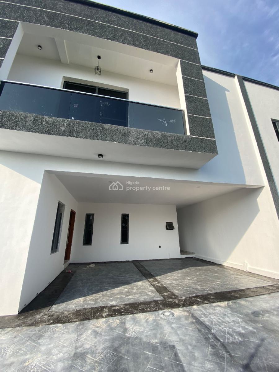 Newly Built Spacious 4 Bedrooms Terrace in a Secured Estate with Constant Light, in a Secured Enclave,ogombo Ajah, Ajah, Lagos, Terraced Duplex for Sale
