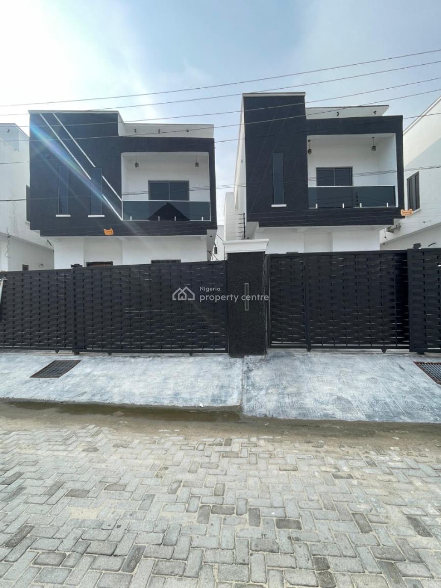 4 Bedroom Fully Detached Duplex with a Bq, County, Lekki, Lagos, Detached Duplex for Sale