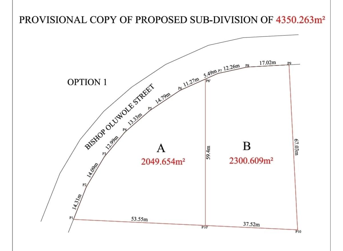 2,040 Sqm (semi Direct Instruction), Bishop Oluwole Street, Victoria Island (vi), Lagos, Land for Sale