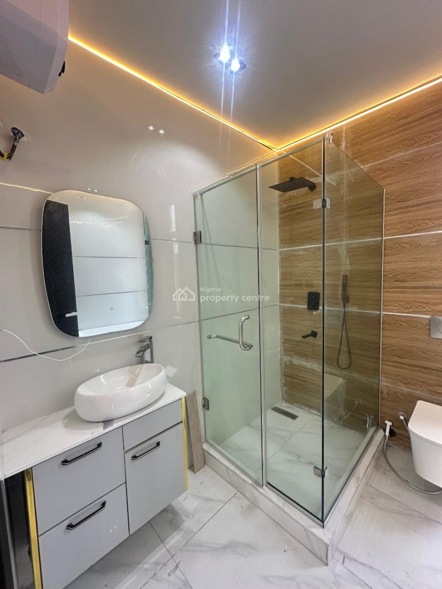 Contemporary 5-bedroom Semi Detached Duplex, Contemporary Detailed Home with Bq in a Serene Neighborhood, Ikate, Lekki Phase 1, Lekki, Lagos, Semi-detached Duplex for Sale