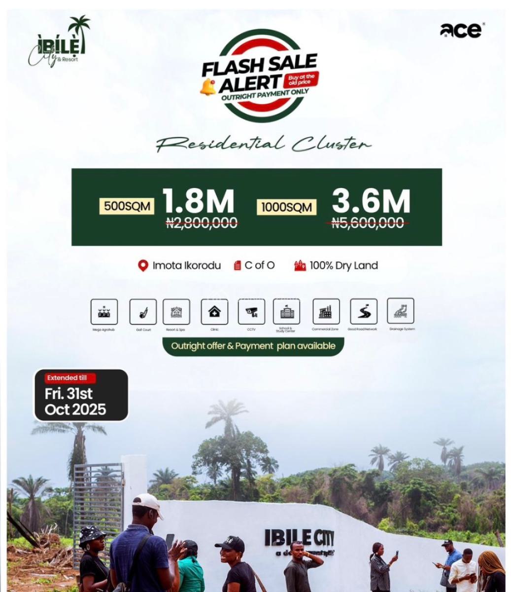 Ibile City & Resort -- Residential Clusters  Build Your Future., Imota, Ikorodu, Lagos, Mixed-use Land for Sale
