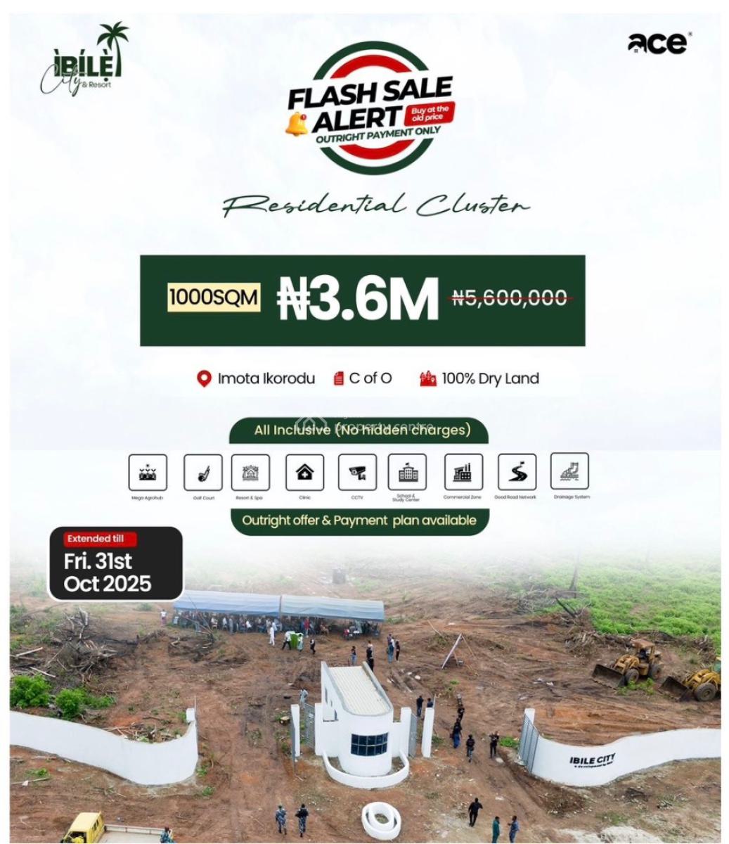 Ibile City & Resort -- Residential Clusters  Build Your Future., Imota, Ikorodu, Lagos, Mixed-use Land for Sale