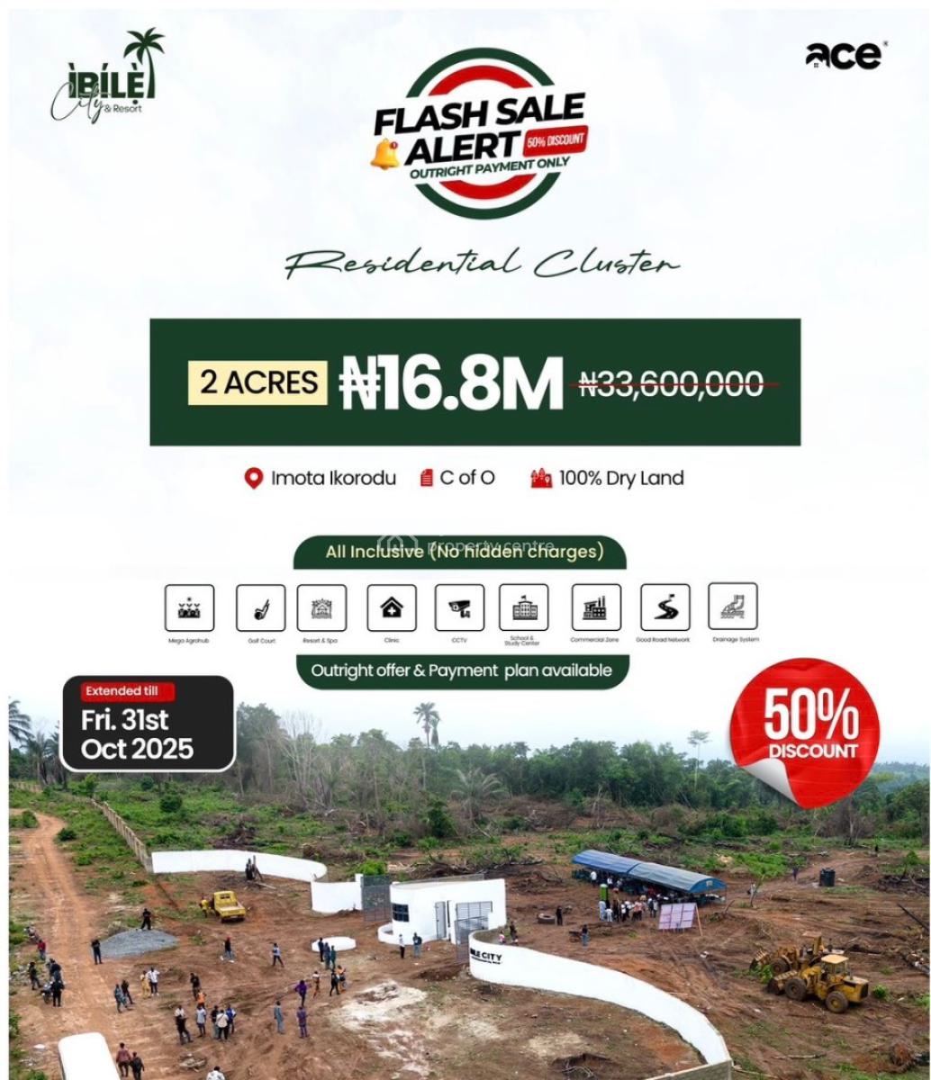 Ibile City & Resort -- Residential Clusters  Build Your Future., Imota, Ikorodu, Lagos, Mixed-use Land for Sale