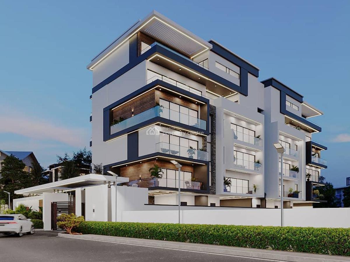 Large 500sqm 4 Bedroom Semi Detached with Bq, Pool and Elevator. Off Plan, Bourdillon Road, Old Ikoyi, Ikoyi, Lagos, Semi-detached Duplex for Sale