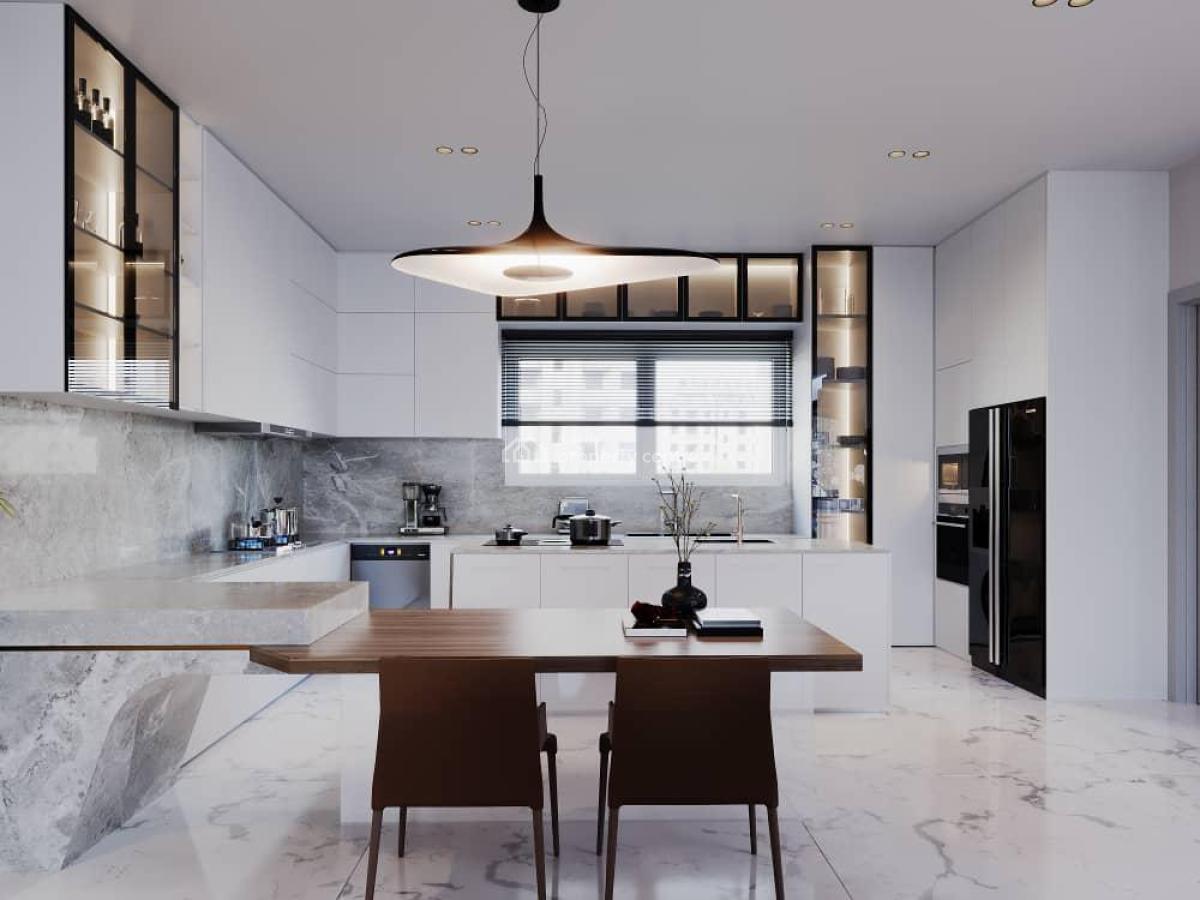 Large 500sqm 4 Bedroom Semi Detached with Bq, Pool and Elevator. Off Plan, Bourdillon Road, Old Ikoyi, Ikoyi, Lagos, Semi-detached Duplex for Sale