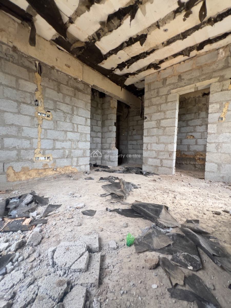 2 Bedroom Apartment with Bq Delivery at Semi-finished, Wuye, Abuja, Flat / Apartment for Sale
