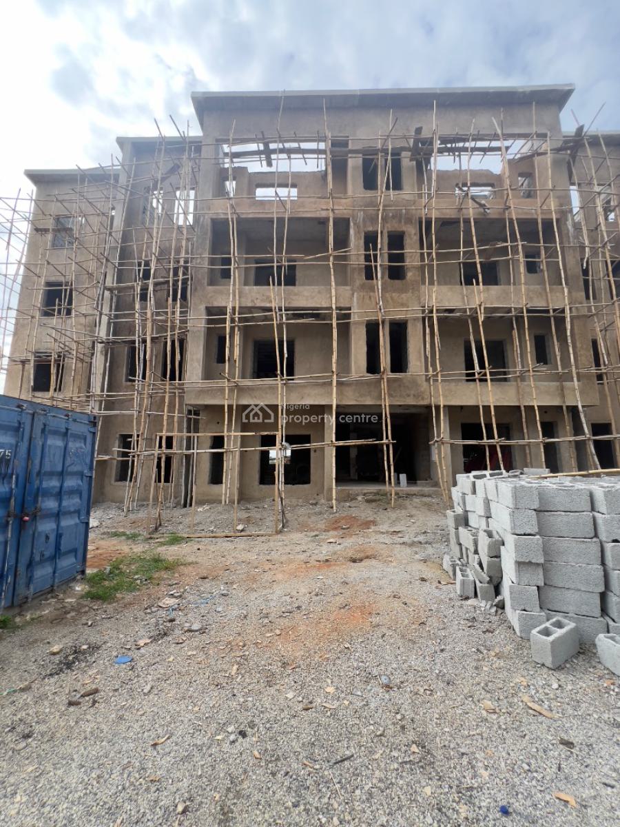 2 Bedroom Apartment with Bq Delivery at Semi-finished, Wuye, Abuja, Flat / Apartment for Sale