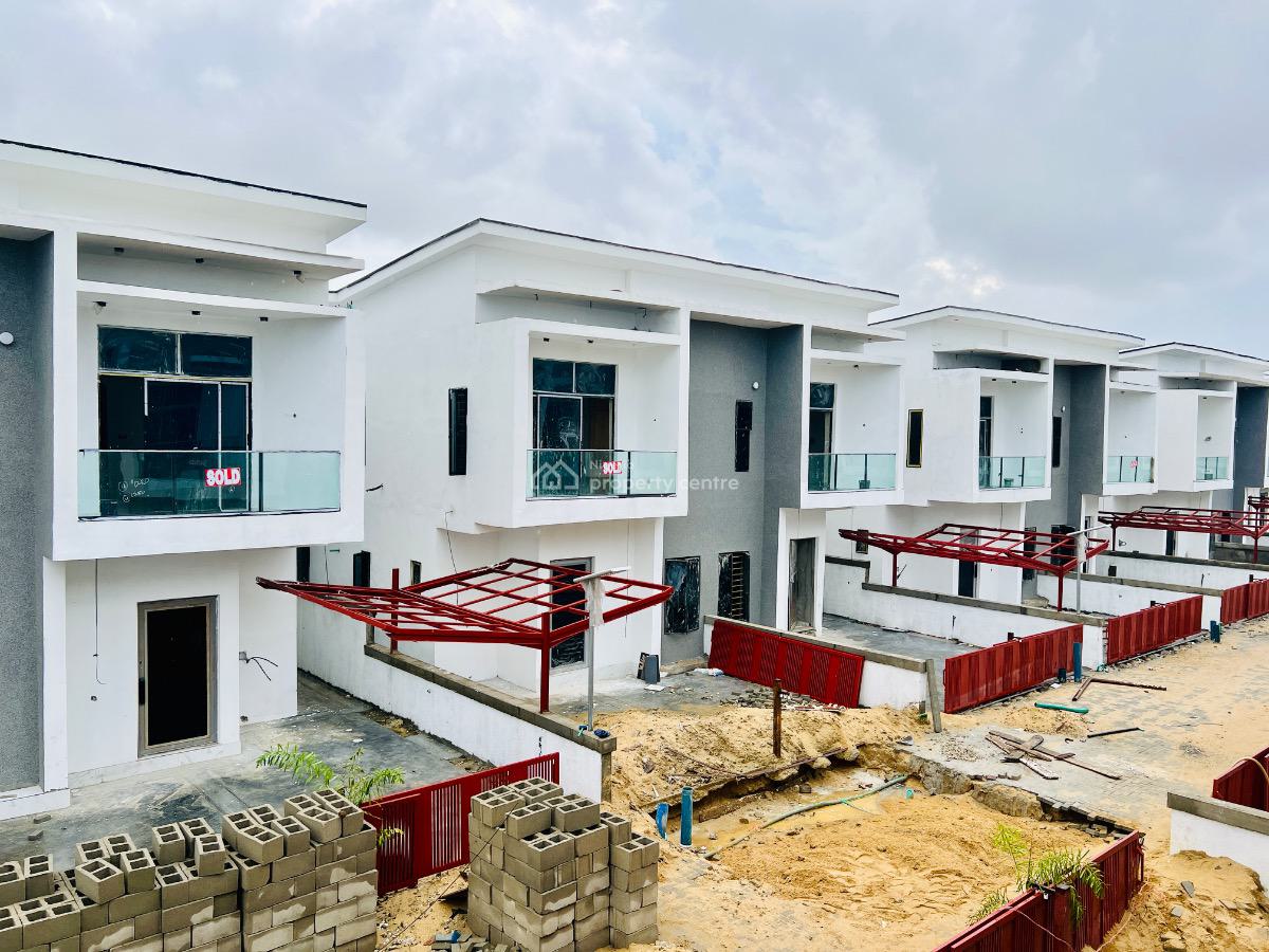 Newly Built 4 Bedroom Semi Detached Duplex with Bq, Orchid Road By Chevron Tollgate Lekki, Lekki, Lagos, Semi-detached Duplex for Sale