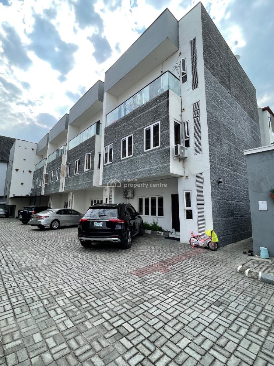 Contemporary 4 Bedroom Terrace Duplex, Osapa, Lekki, Lagos, Terraced Duplex for Rent