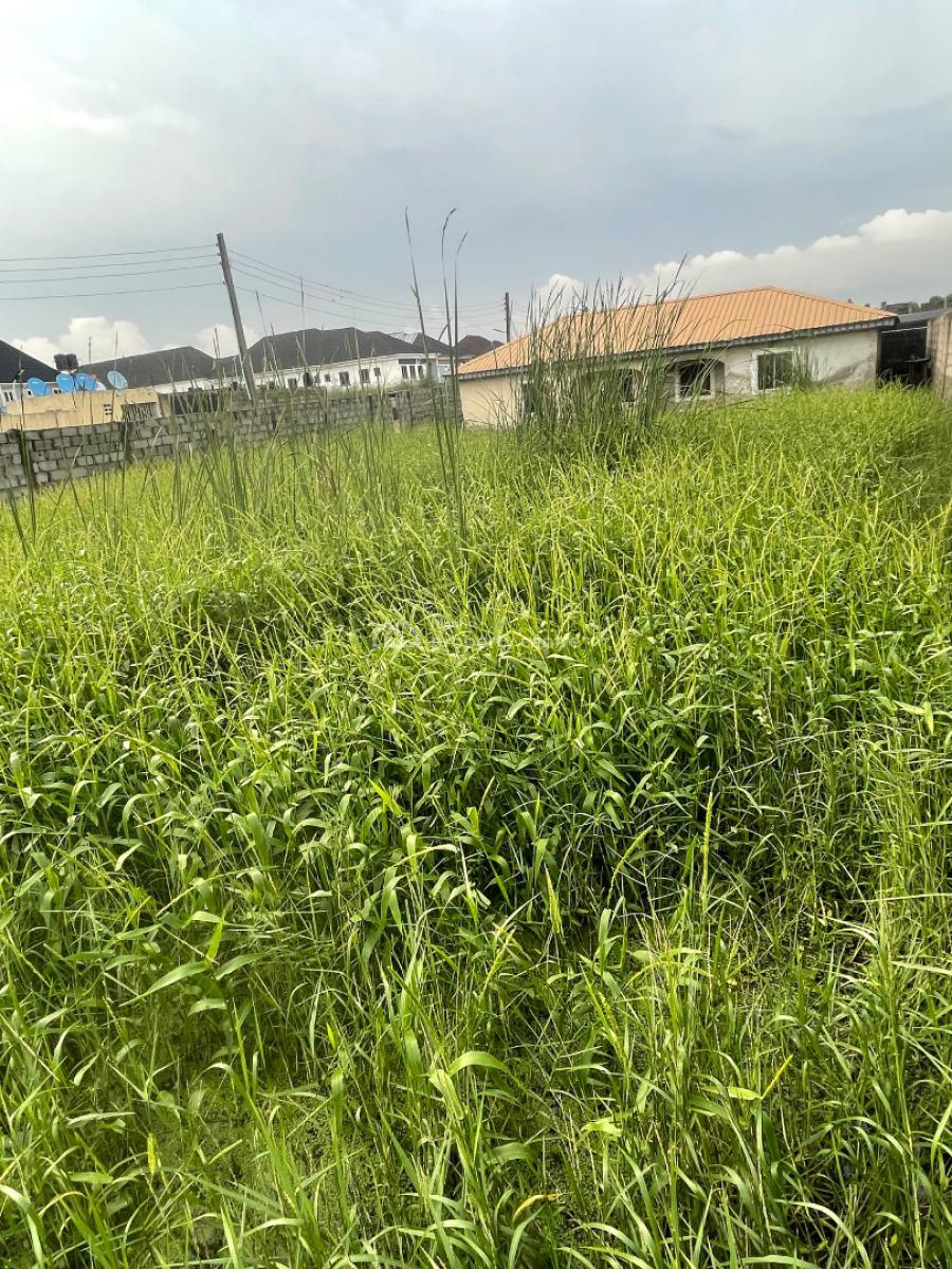 613sqm Corner Piece Land with Structure Inside Decent Estate, Farmville Estate, Sangotedo, Ajah, Lagos, Residential Land for Sale