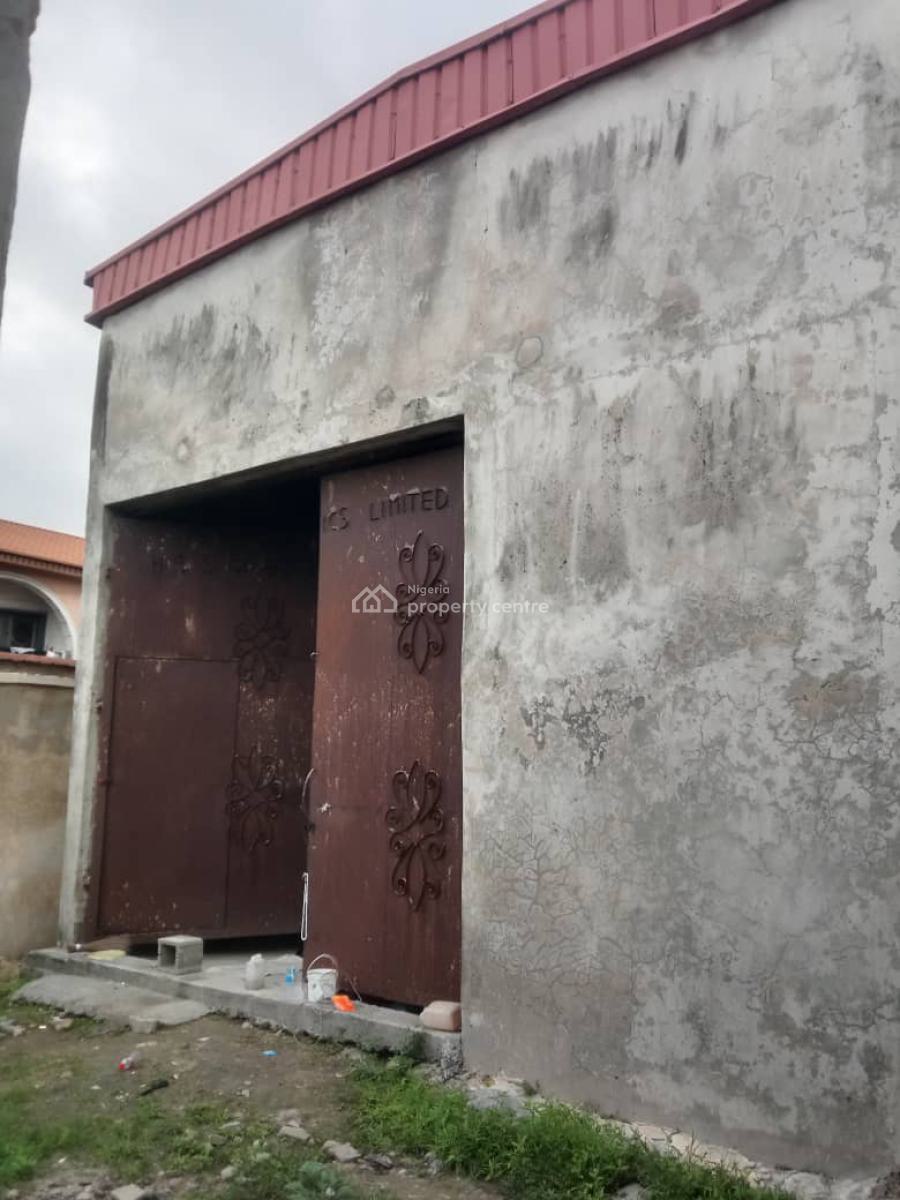 Warehouse  Sitting on Half Plot of Land, Badore Road, Lekki, Lagos, Warehouse for Sale